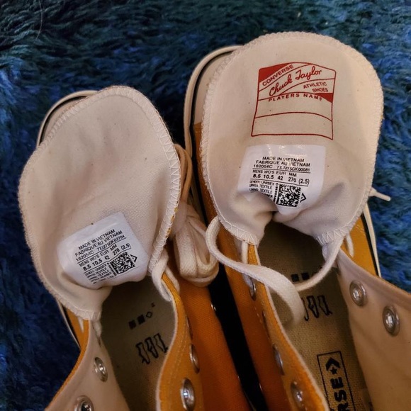 SOLD Yellow Chuck 70s Converse - Picture 4 of 4
